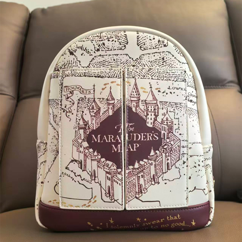 Harry Potter Map Printed Cospl - Shoulder Bag Slouchy recension och pris