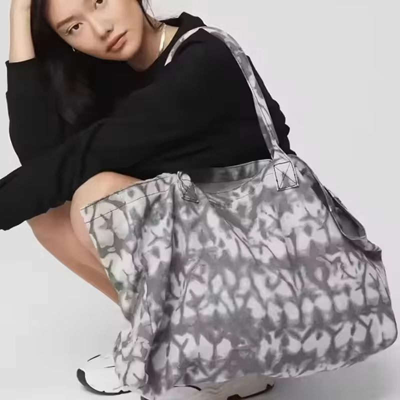 Yoga Fitness Canvas Bag, Singl - Shoulder Bag Slouchy recension och pris