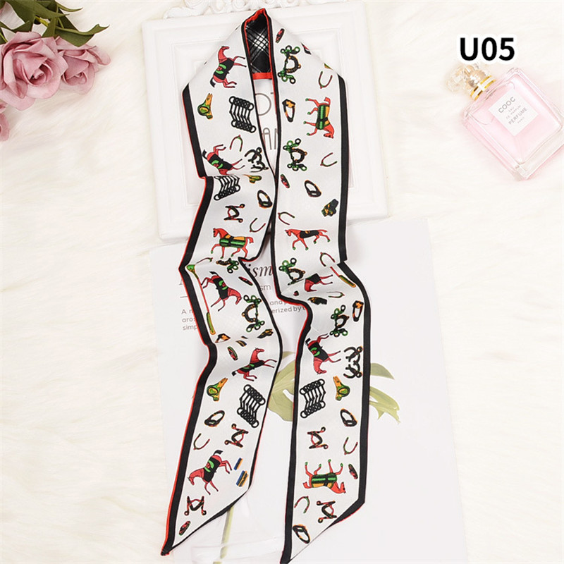 Horse Plaid Skinny Scarf Women - Luxury Bags Brand recension och pris