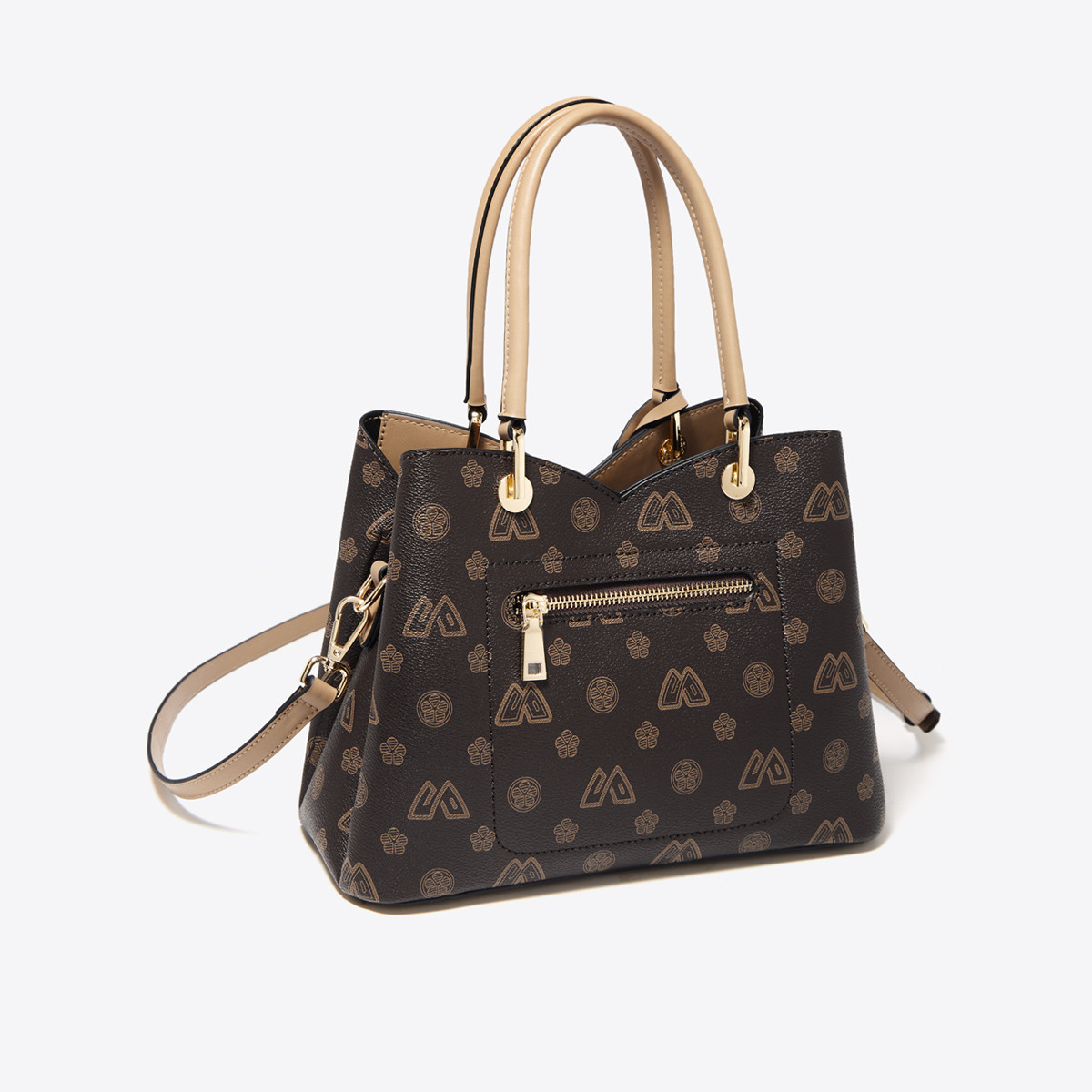 SAFIYA PVC Leather Women's Sho - Tote Bag Leather Monogram recension och pris