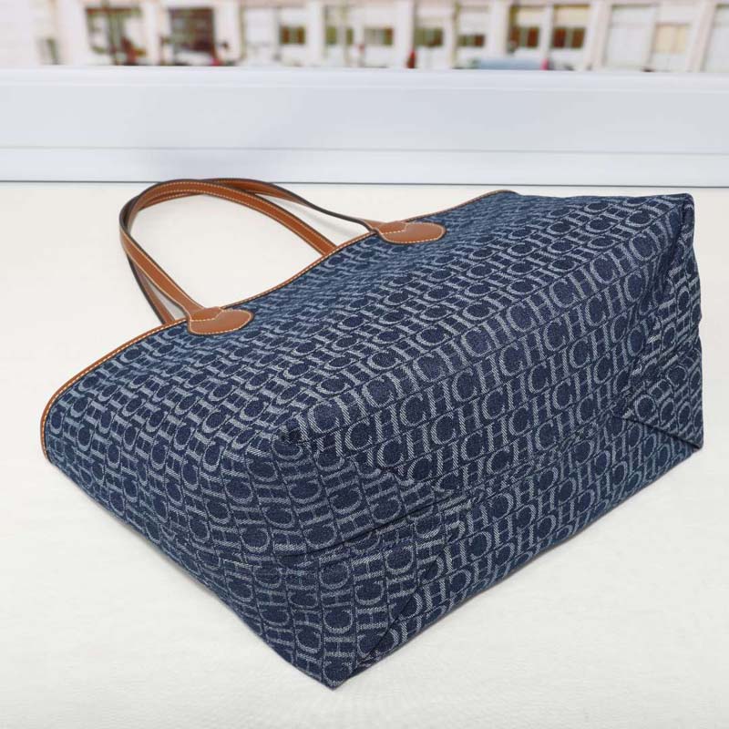 Denim Monogram Tote Bag Women  - Tote Bag Leather Monogram recension och pris