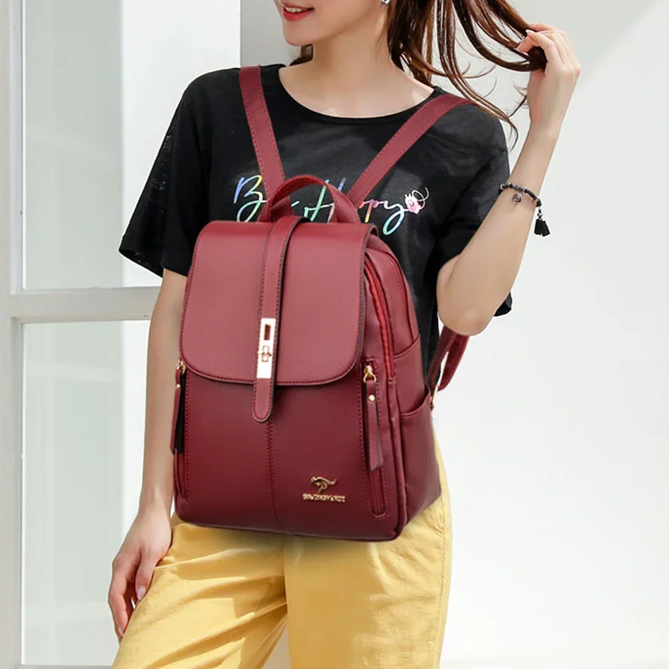 Women Leather Large Capacity B - Luxury Bags Leather recension och pris