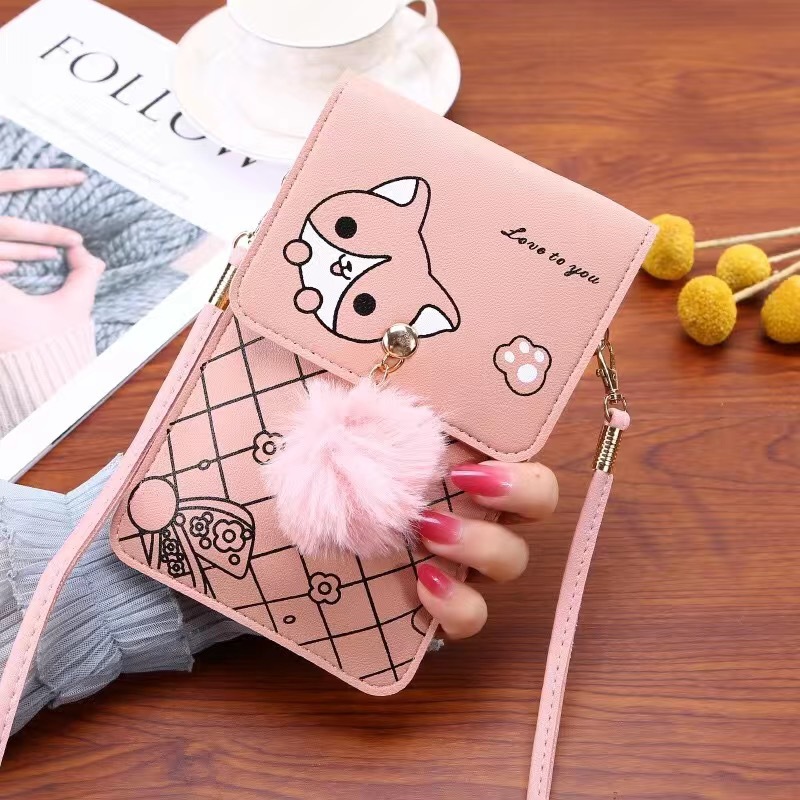 Cute Cartoon Pattern Touch-Scr - Shoulder Bag Slouchy recension och pris