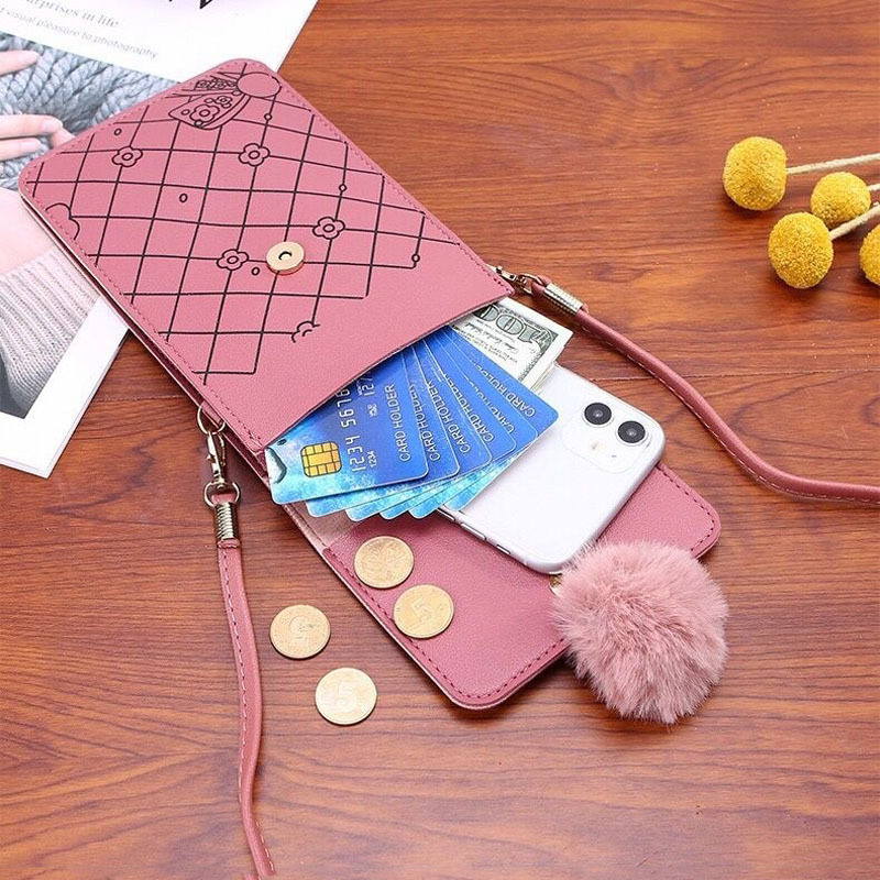 Cute Cartoon Pattern Touch-Scr - Shoulder Bag Slouchy recension och pris