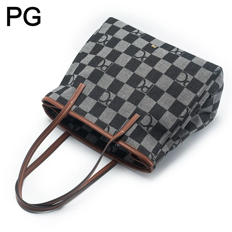 PG Retro Womens Checkered Tote - Tote Bag Leather Monogram recension och pris