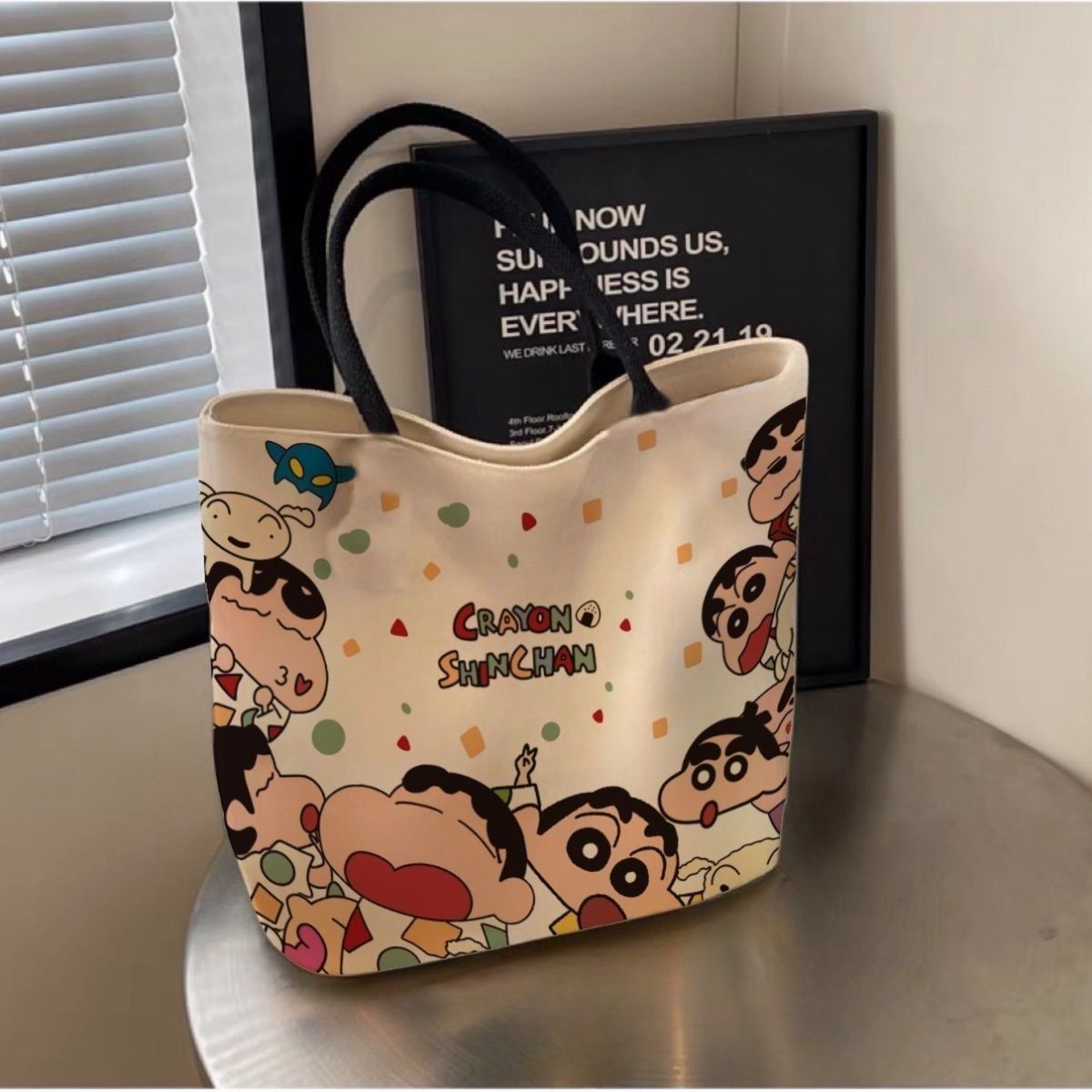 2026 New Crayon Shin-chan Canv - Shoulder Bag Slouchy recension och pris