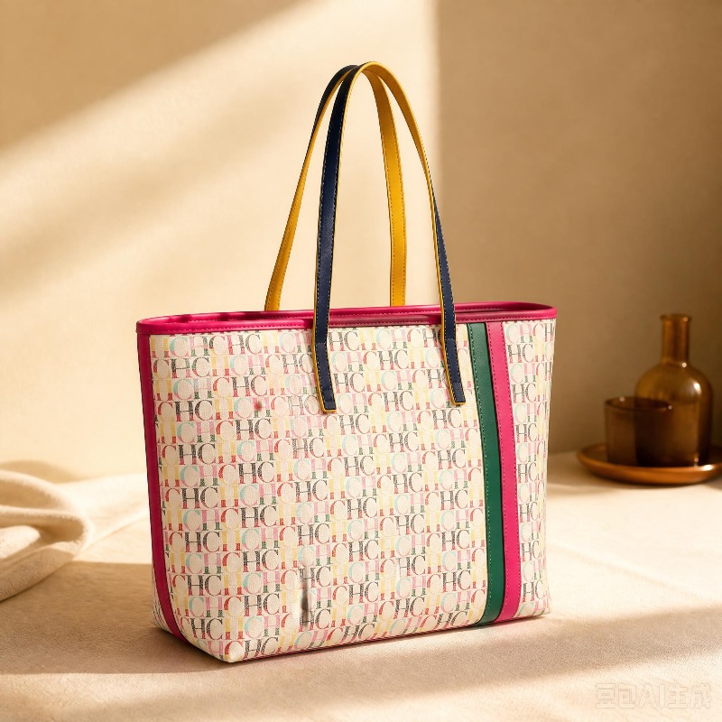 CHHC Women Colorful Monogram P - Tote Bag Leather Monogram recension och pris